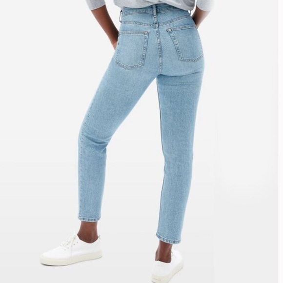 Everlane The Cheeky Jean Size 23 Crop   Light Wash - Picture 7 of 10
